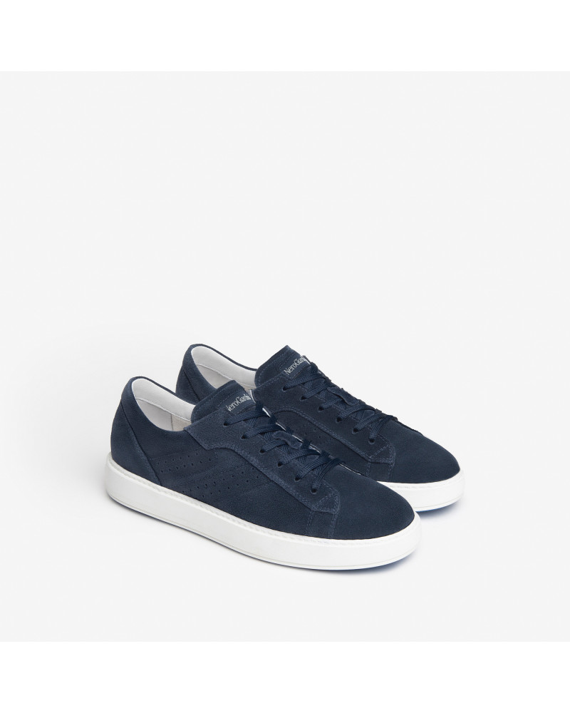 Nero Giardini sneakers camoscio blu E400220U212