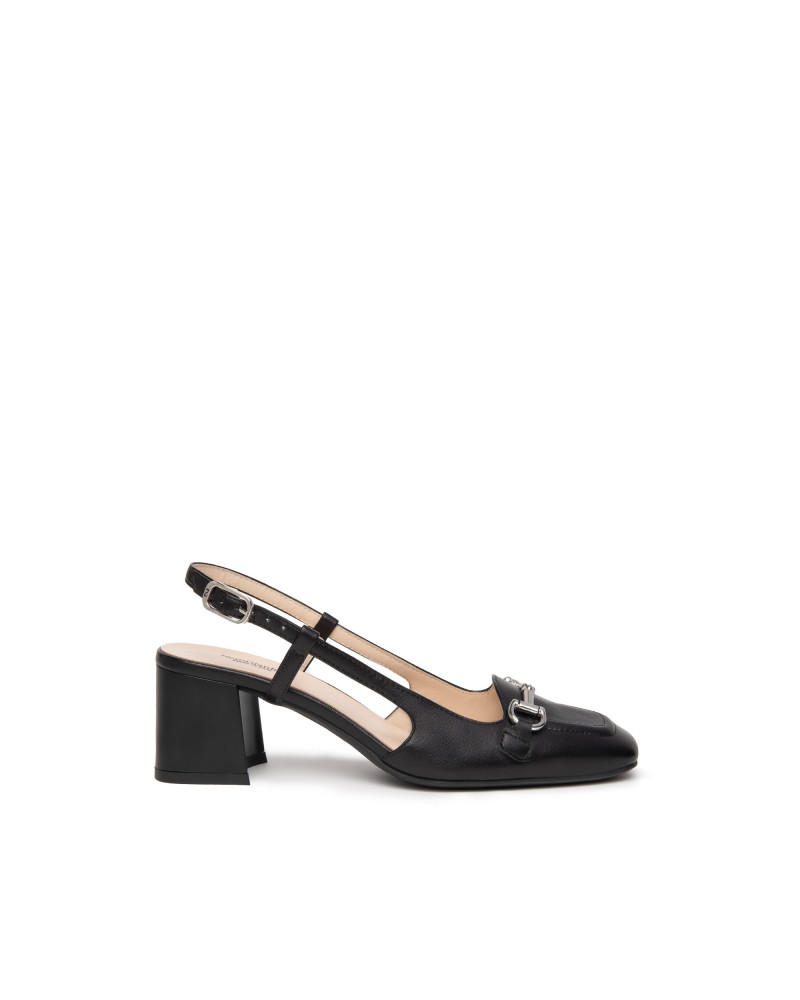 Nero Giardini slingback nero con morsetto E409470D100