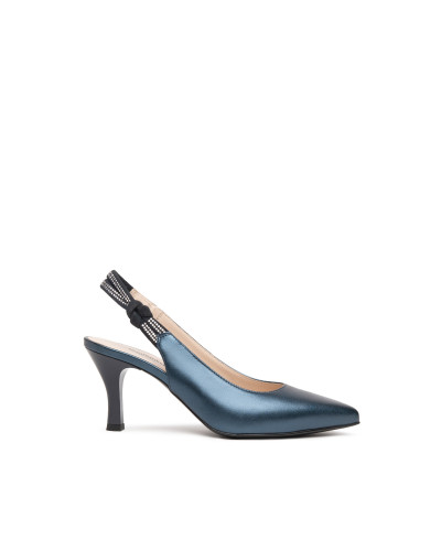 Nero Giardini slingback laminata blu E218342DE201