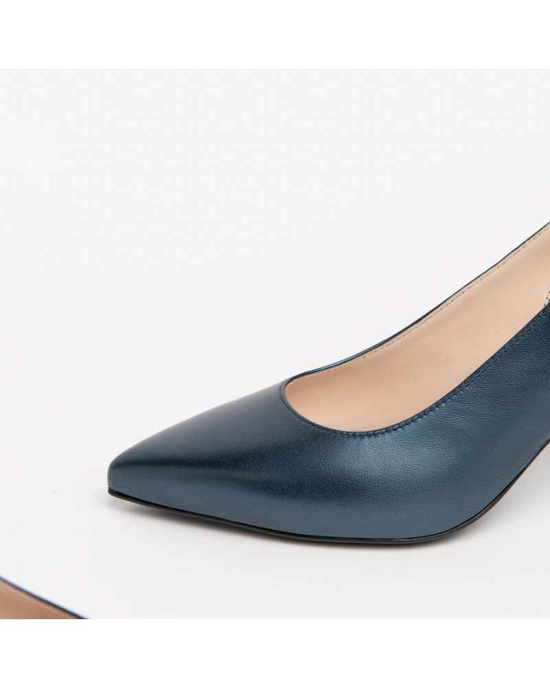 Nero Giardini slingback laminata blu E218342DE201