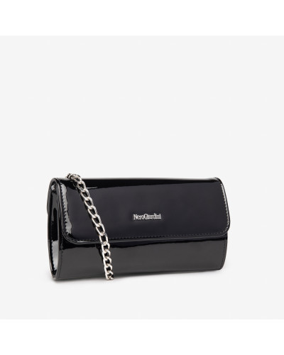 Nero Giardini pochette donna in vernice nera E443701DE100