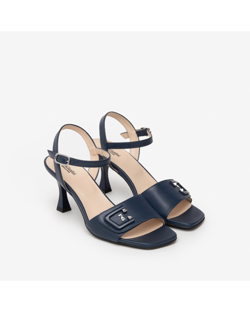 Nero Giardini sandalo in nappa blu E410140DE200