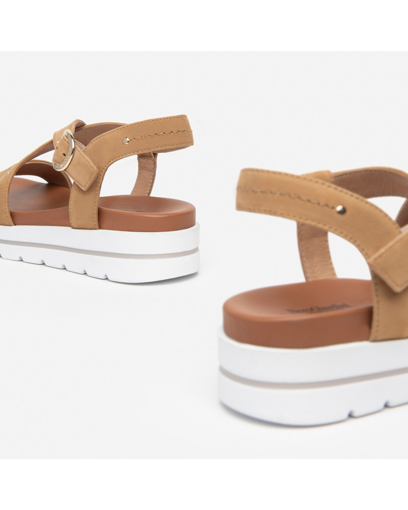 Nero Giardini sandalo platform col. sigaro E410720D340