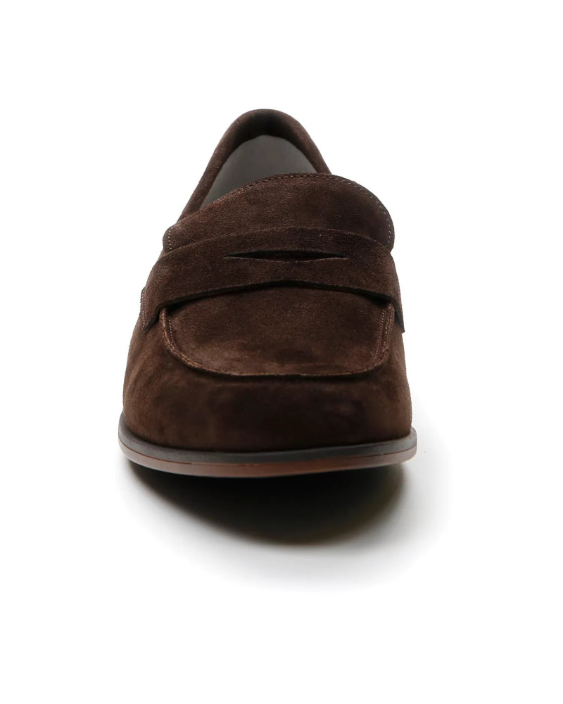 Stonefly mocassini uomo Steve 4 in camoscio brown 217922