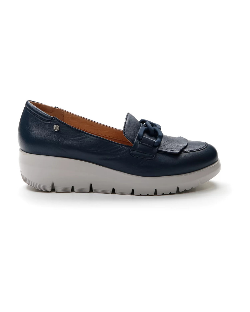 Stonefly mocassino blu con catena Plume 13 217317