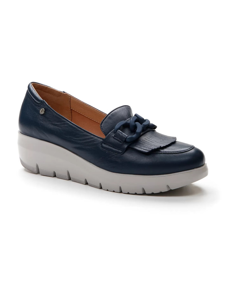 Stonefly mocassino blu con catena Plume 13 217317