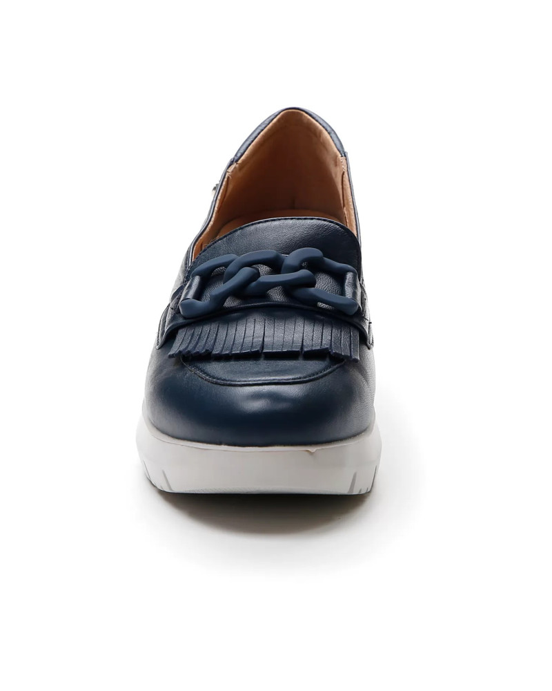 Stonefly mocassino blu con catena Plume 13 217317