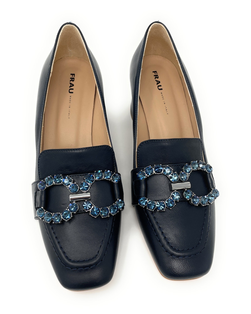 FRAU decolleté gioiello blu 93M7