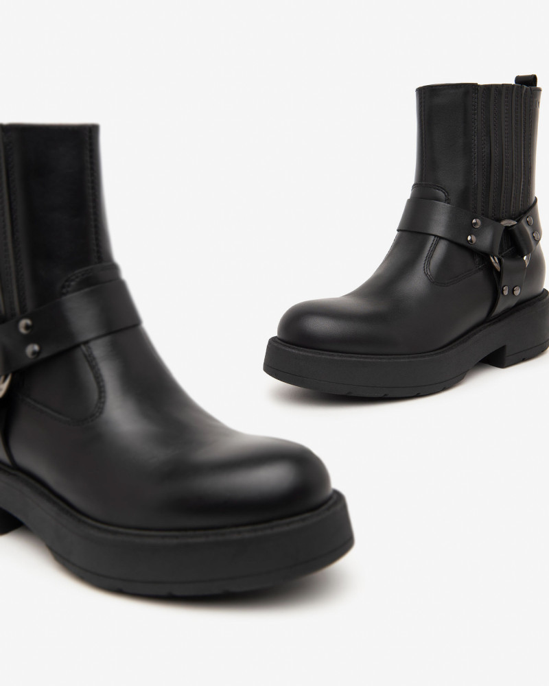 Nero Giardini stivaletti donna in pelle nero I411988D100