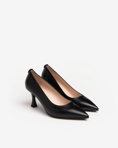 Nero Giardini décolleté donna in pelle nero E307081DE100
