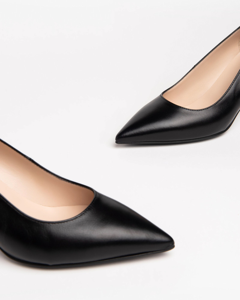 Nero Giardini décolleté donna in pelle nero E307081DE100