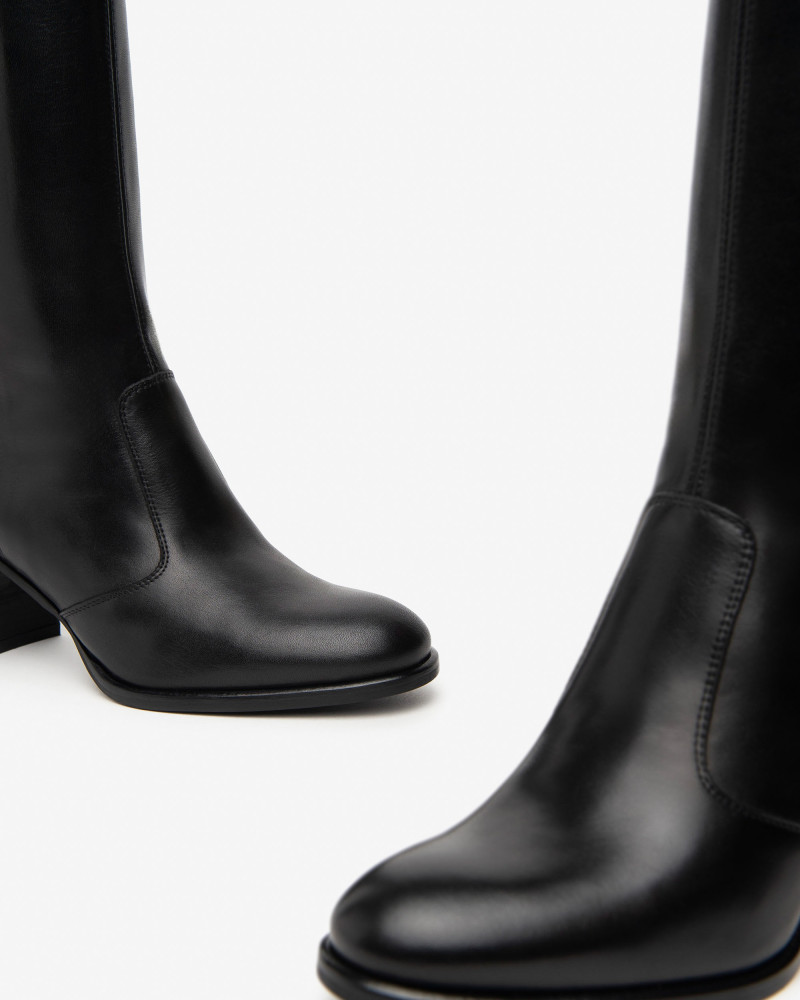 Nero Giardini stivali donna in pelle nero I410954D100