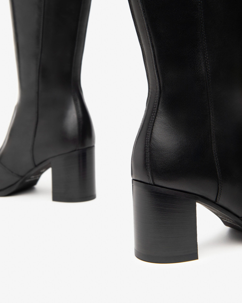 Nero Giardini stivali donna in pelle nero I410954D100