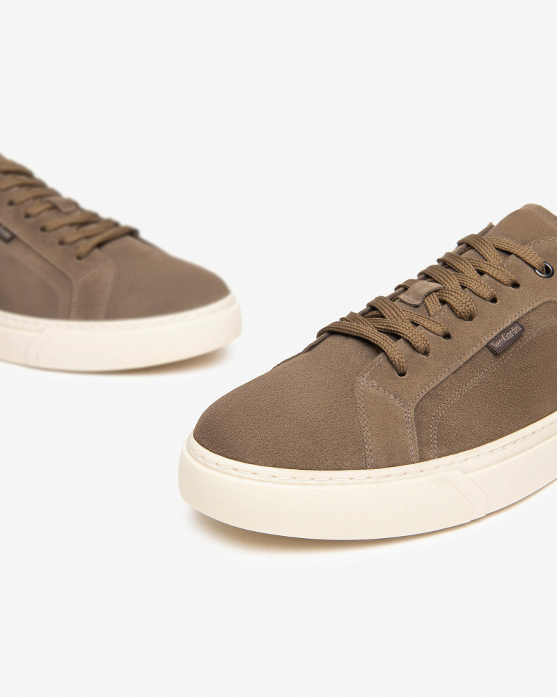 Nero Giardini sneakers uomo in camoscio e tessuto