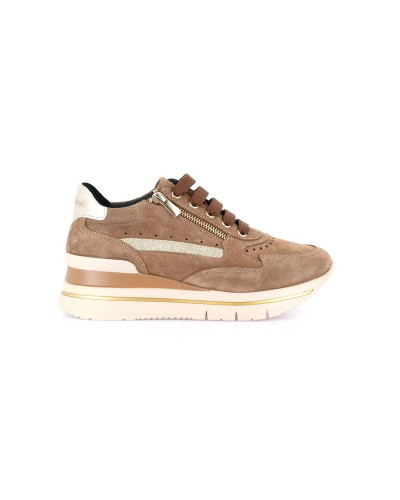 Grunland sneakers donna Shaf in camoscio col. cuoio SC4325