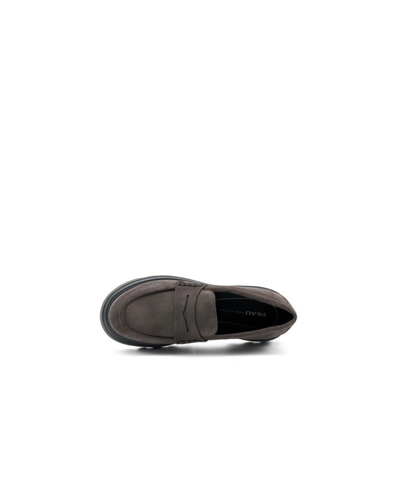 Frau mocassini in camoscio col grafite 85C1