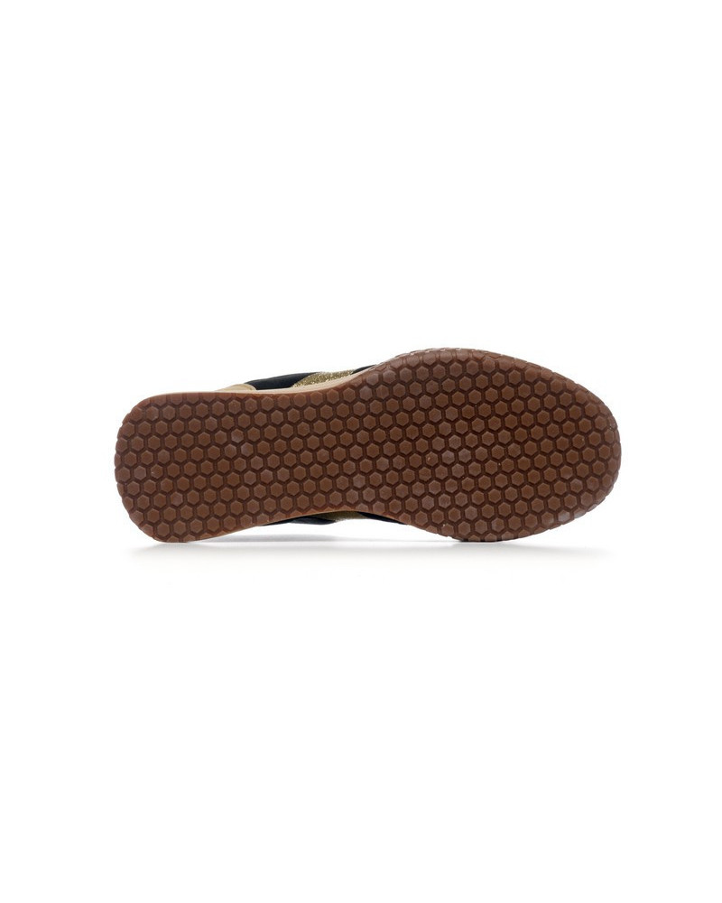 Kehnoo sneakers donna in camoscio black-leo KW9741