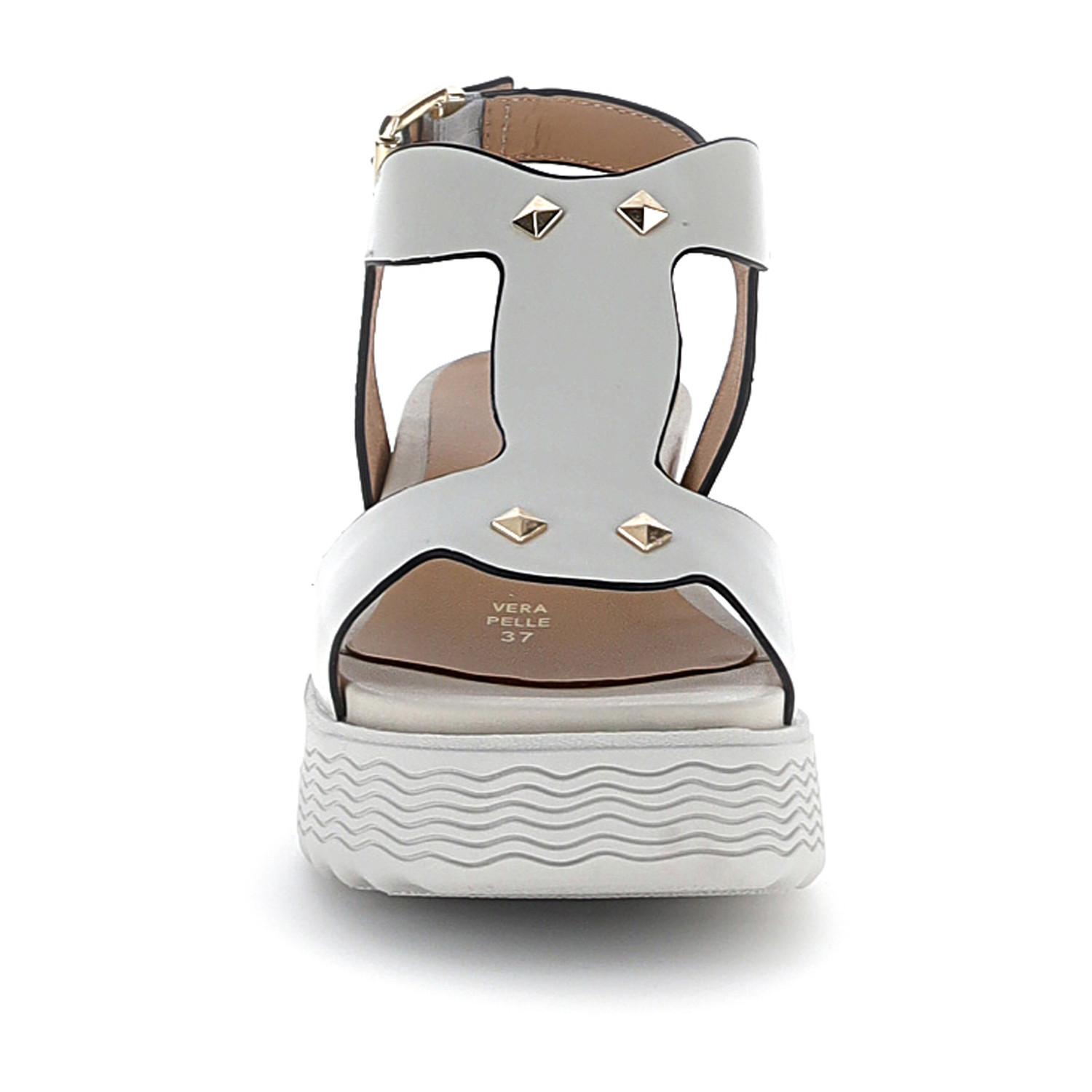 Sandalo Donna Zeppa Con Strass Inblu